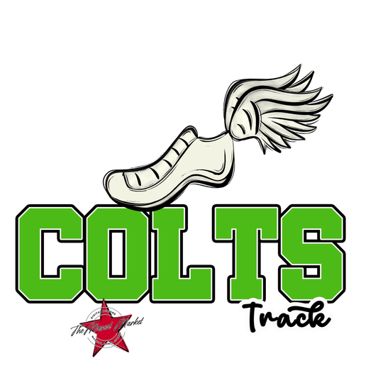 Colts Varsity Track-Bright Green