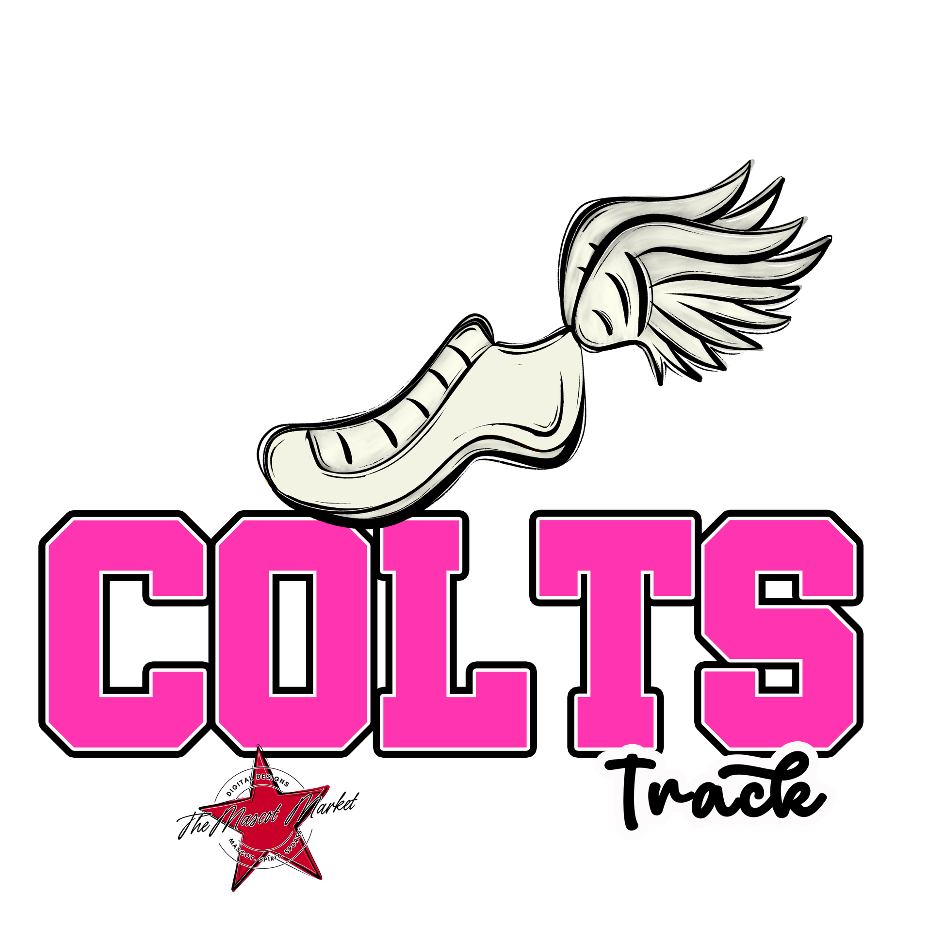 Colts Varsity Track-Pink