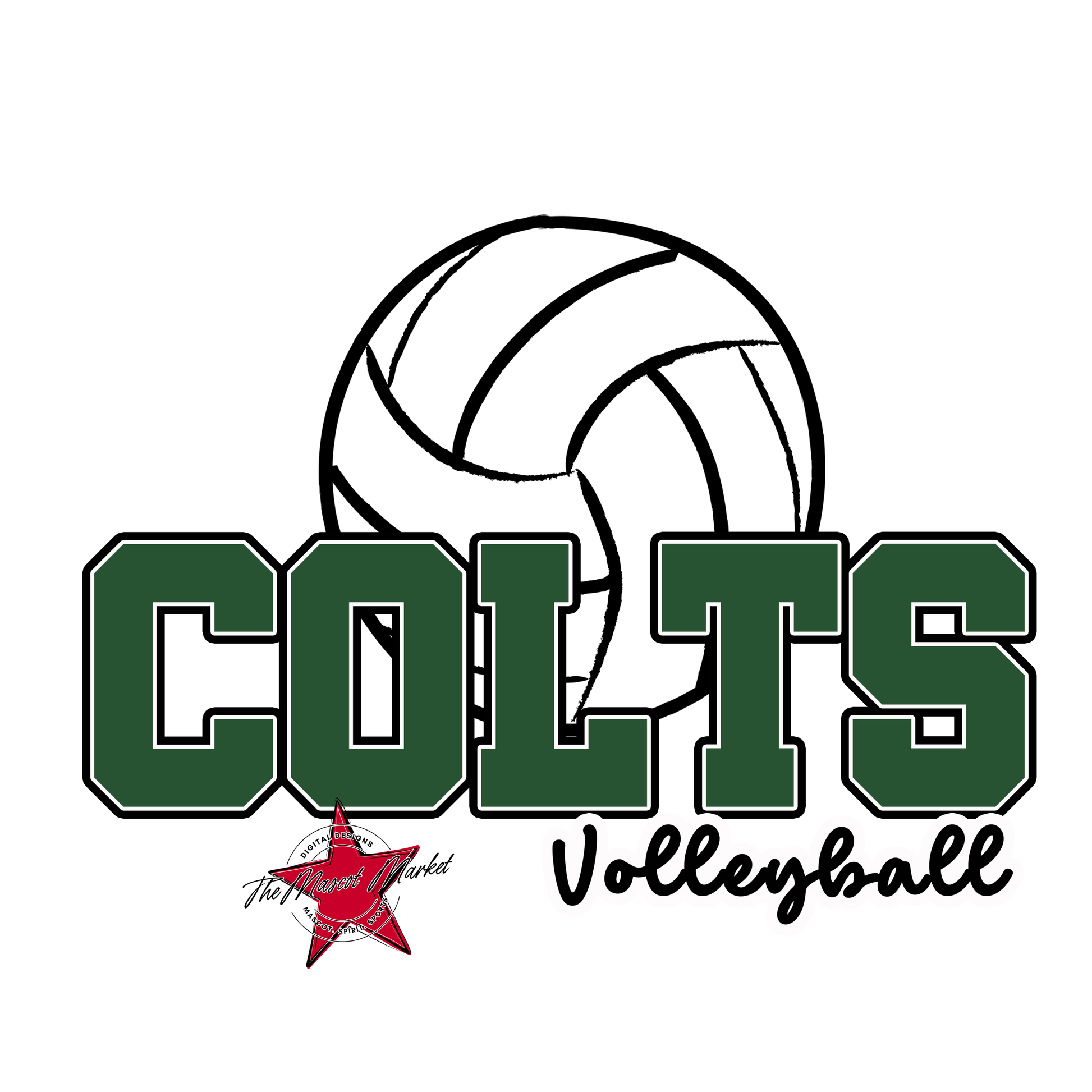 Colts Varsity Volleyball-Green