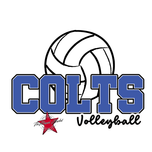 Colts Varsity Volleyball-Off Blue
