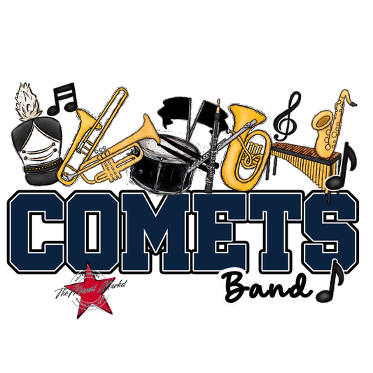 Comets Varsity Band-Navy