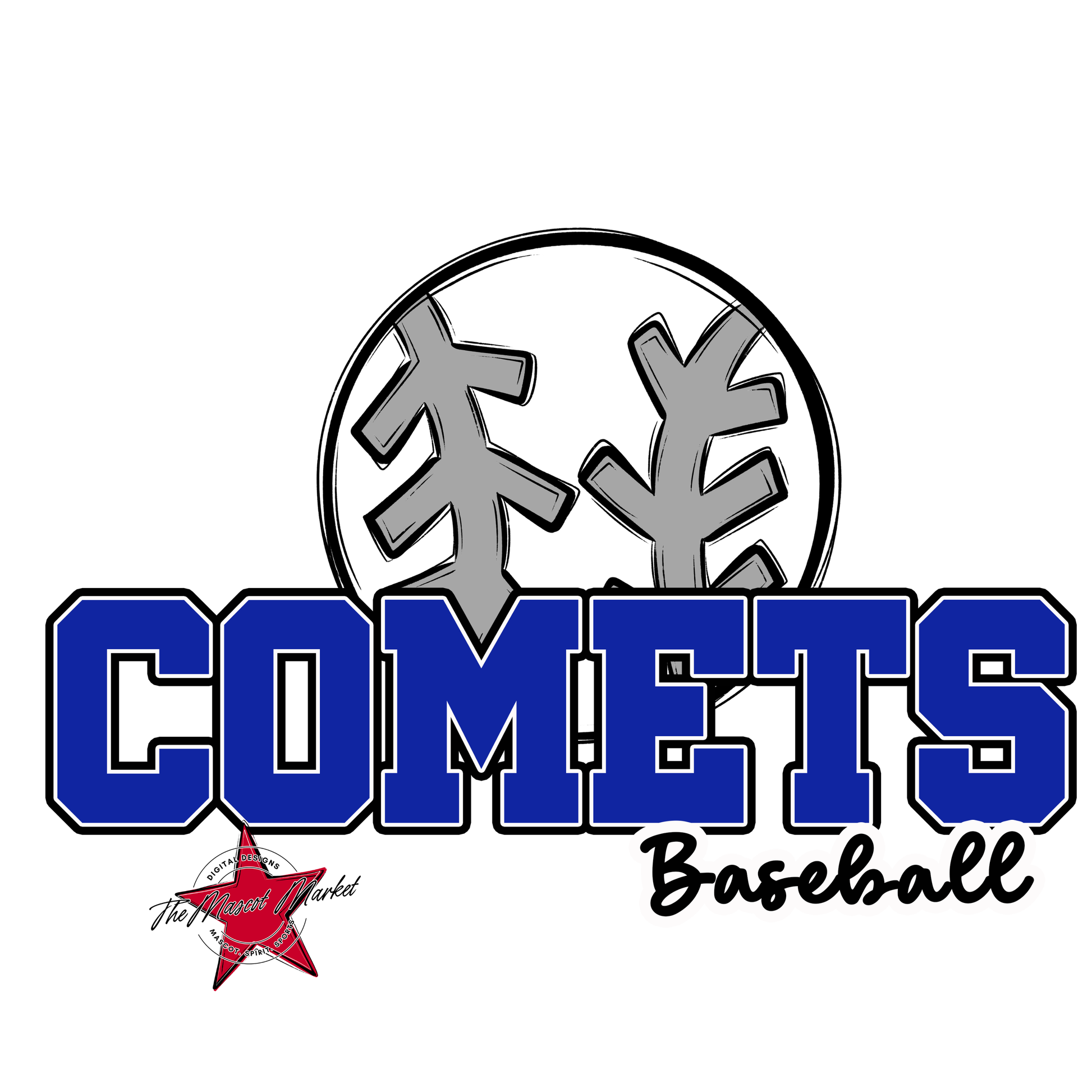 Comets Varsity Baseball-Royal Blue