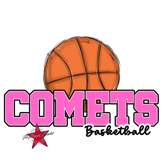 Comets Varsity Basketball-Baby Pink