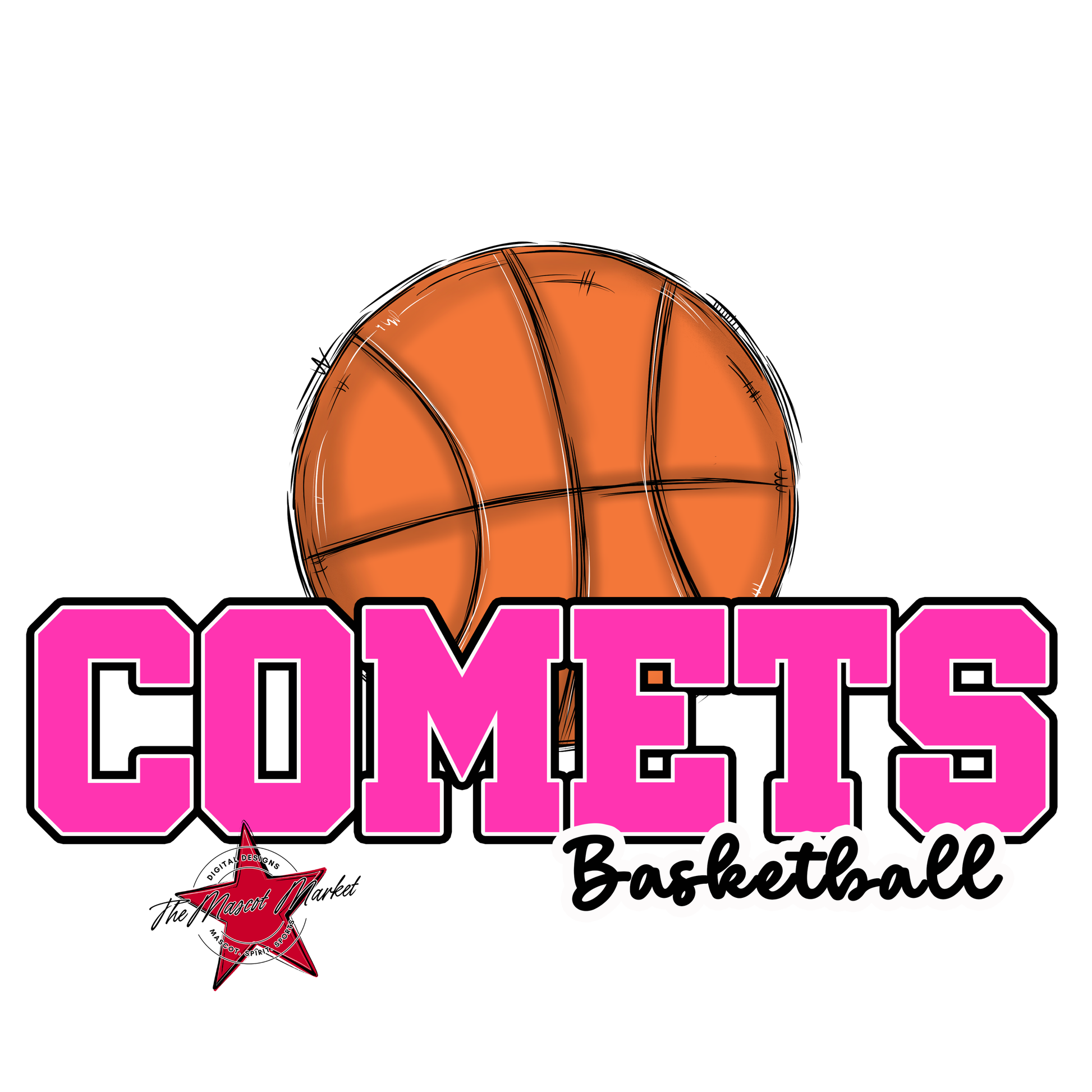 Comets Varsity Basketball-Pink