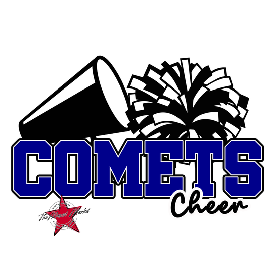 Comets Varsity Cheer-Blue