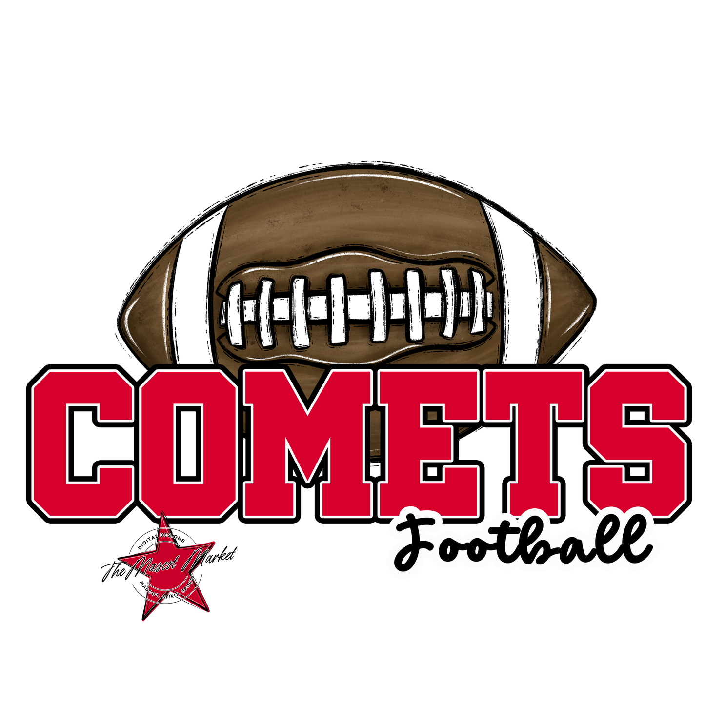 Comets Varsity Football-Red