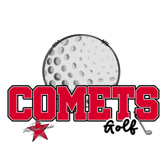 Comets Varsity Golf-Red