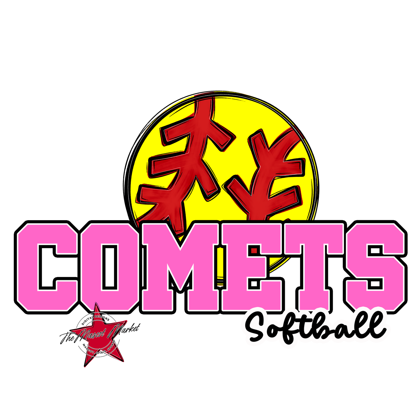 Comets Varsity Softball-Baby Pink
