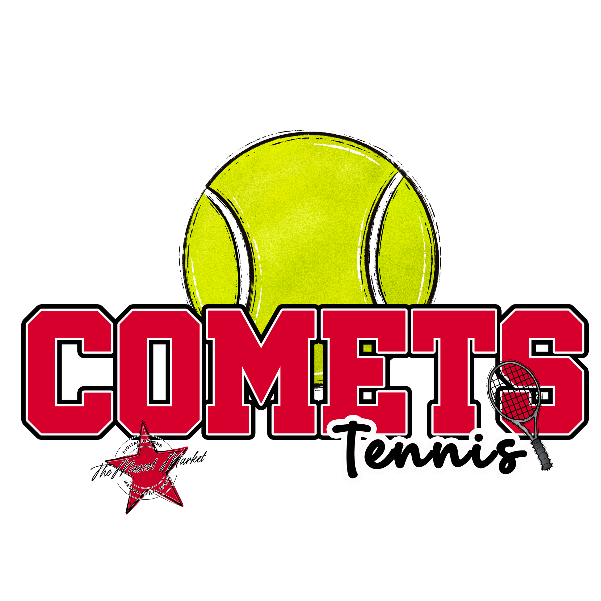 Comets Varsity Tennis-Red