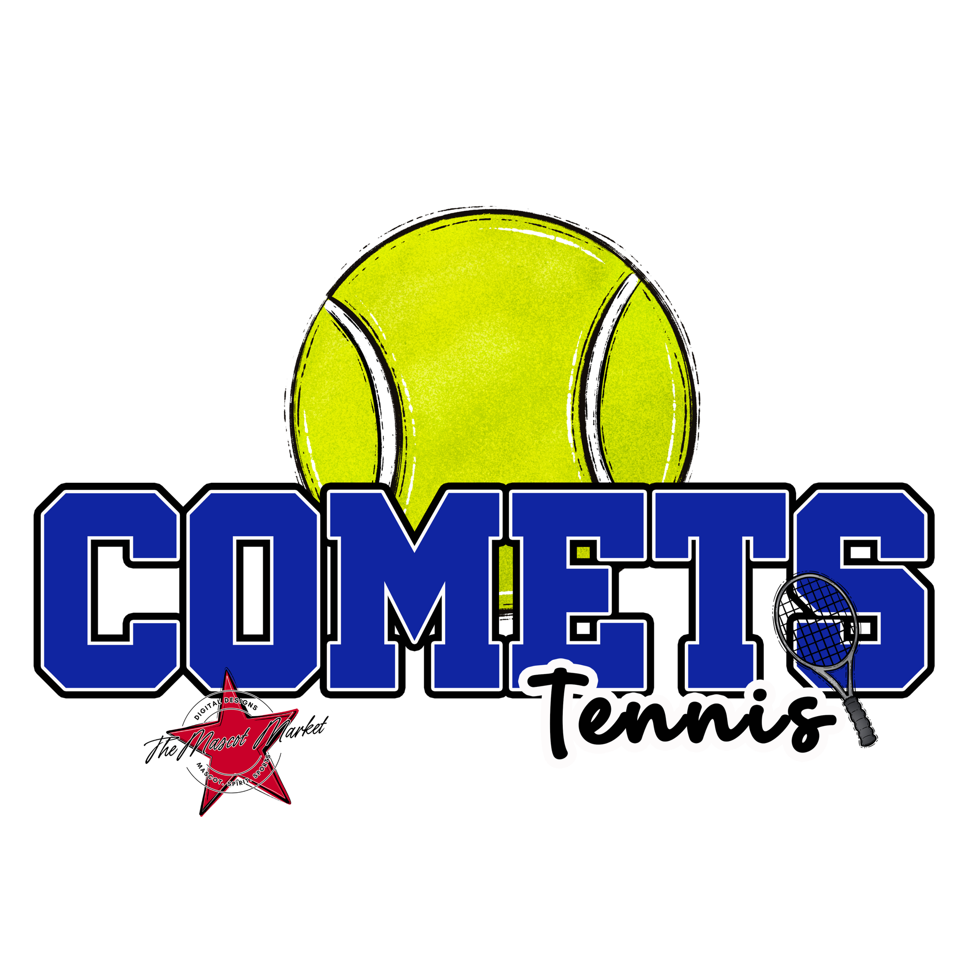 Comets Varsity Tennis-Royal Blue