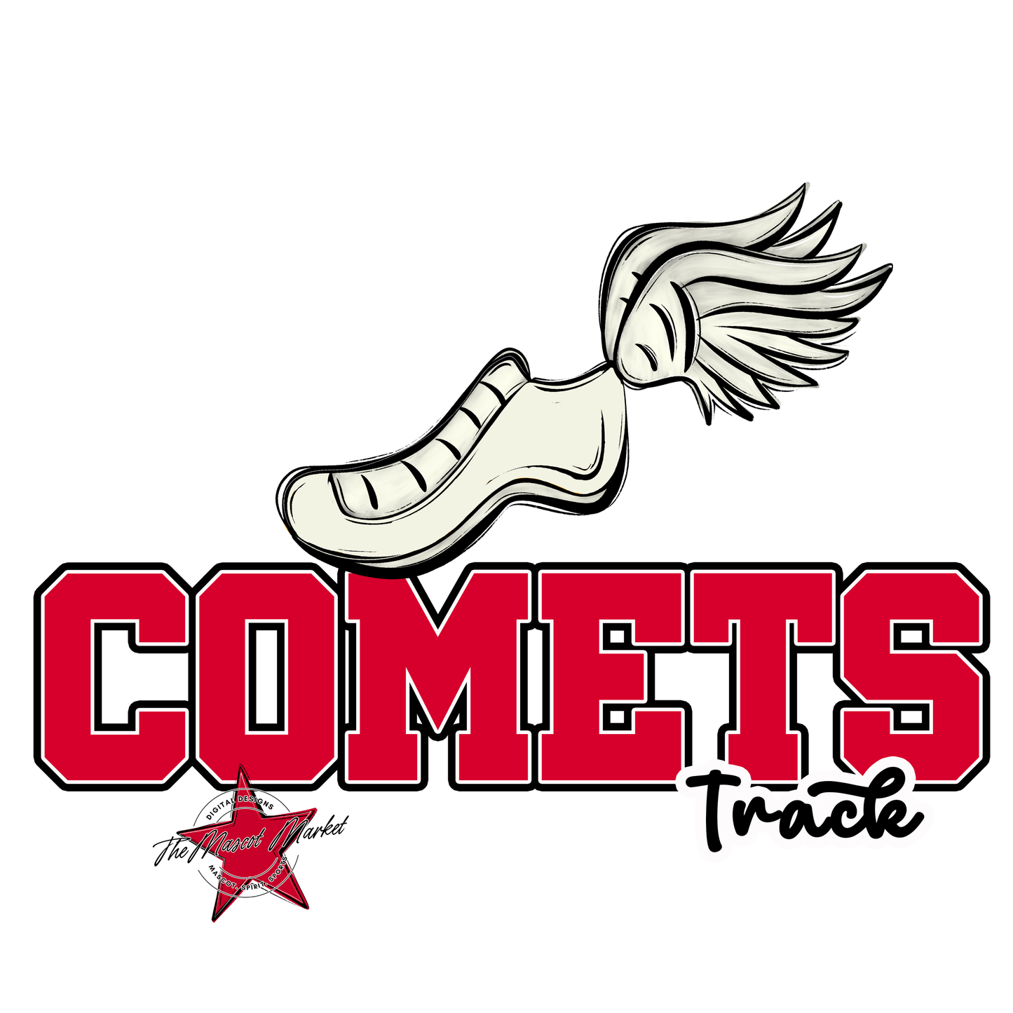 Comets Varsity Track-Red