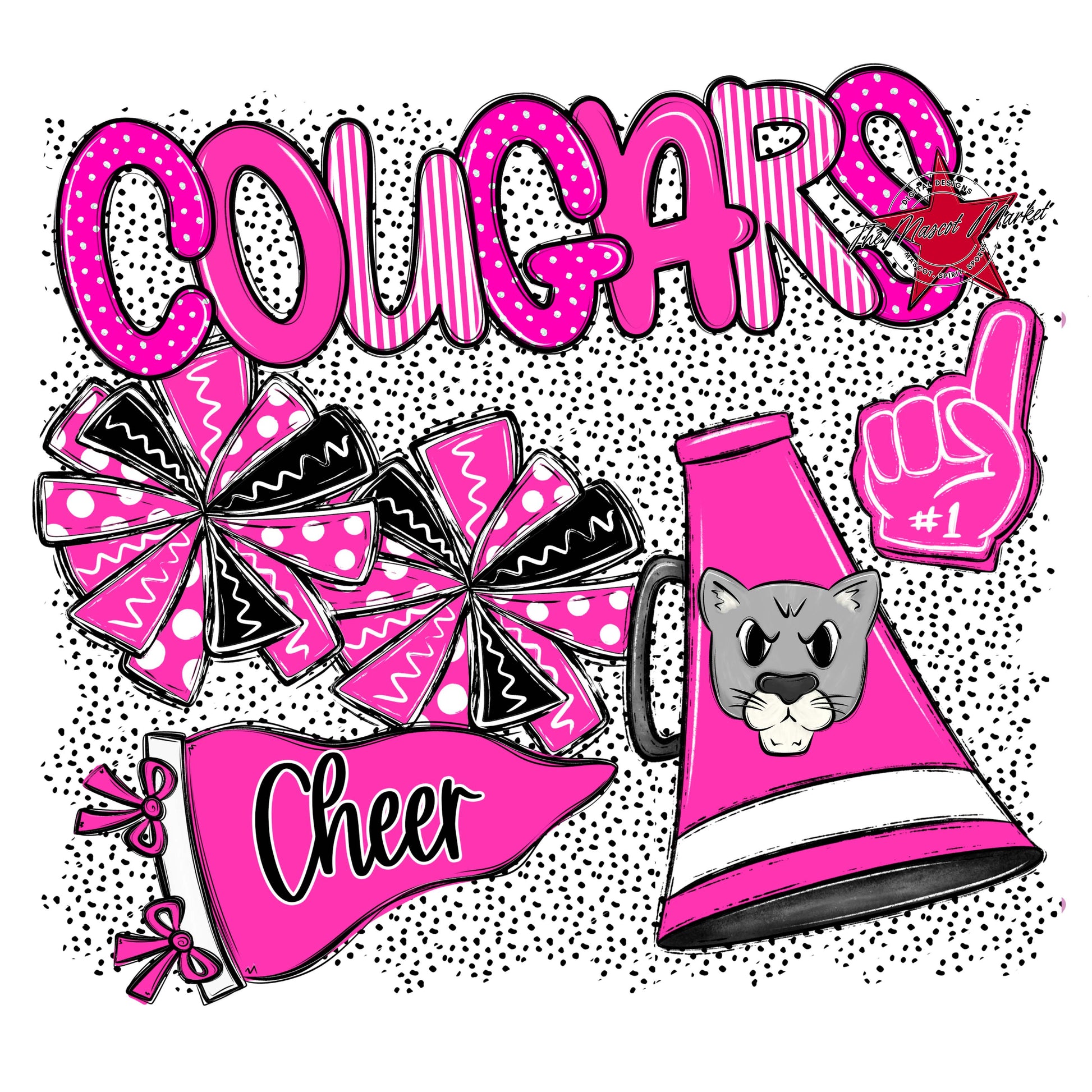 Cougars Cheer Spirit-Pink