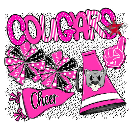 Cougars Cheer Spirit-Pink