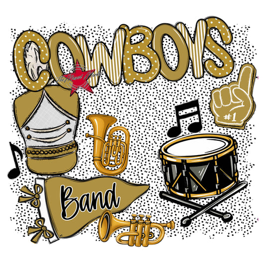 Cowboys Band Spirit-Gold