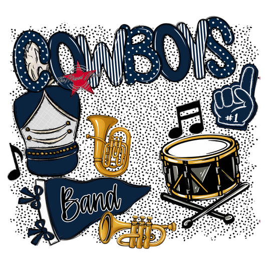 Cowboys Band Spirit-Navy