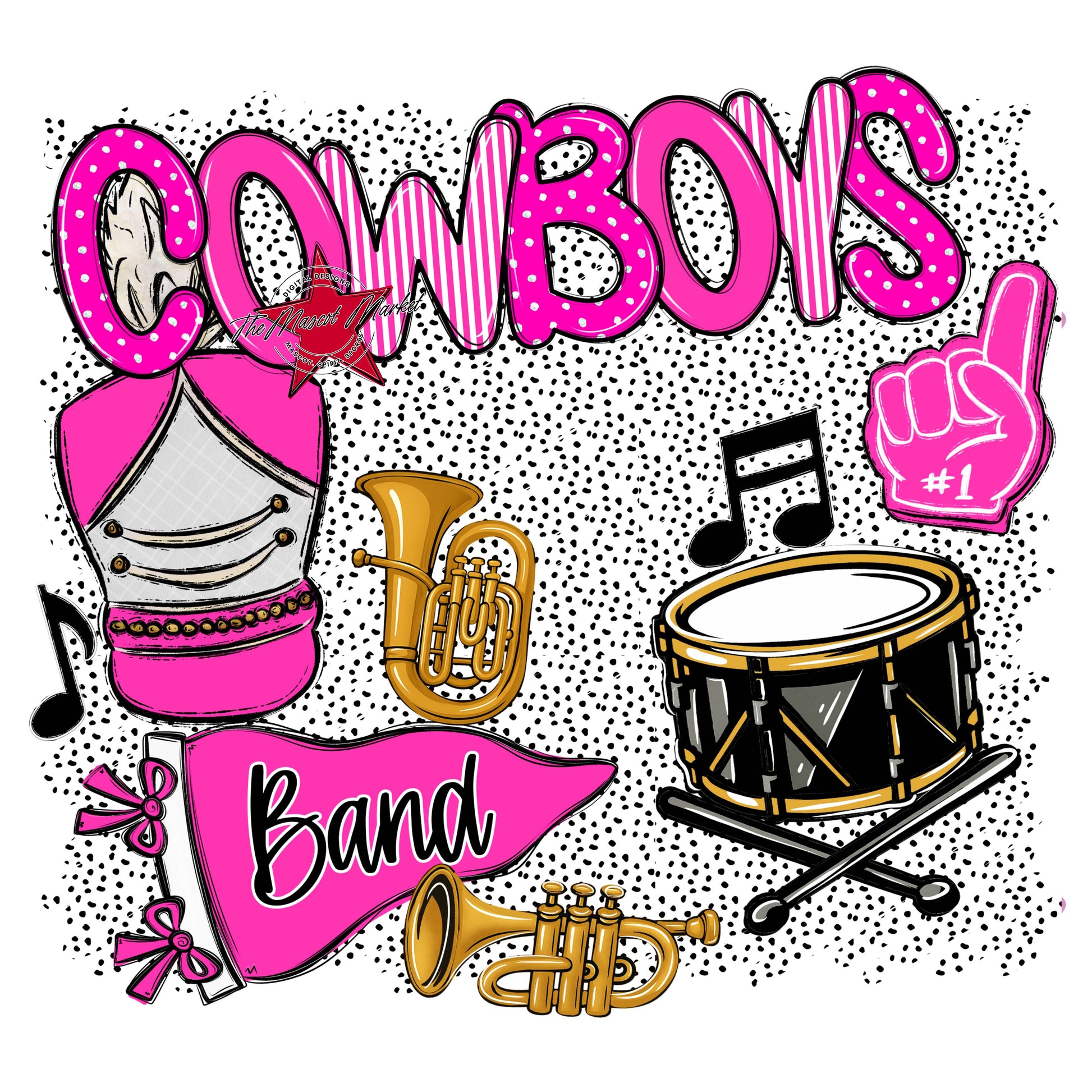 Cowboys Band Spirit-Pink