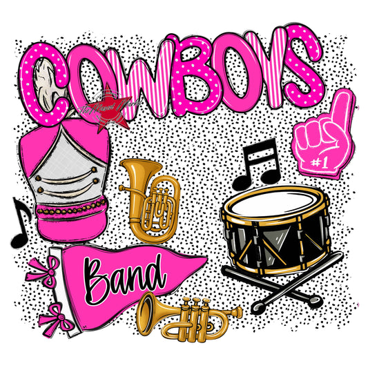 Cowboys Band Spirit-Pink