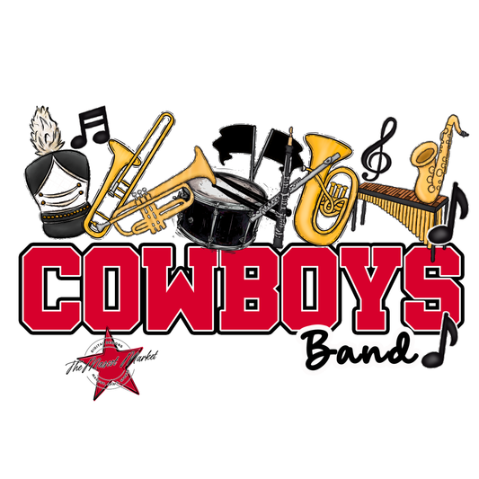 Cowboys Varsity Band-Red