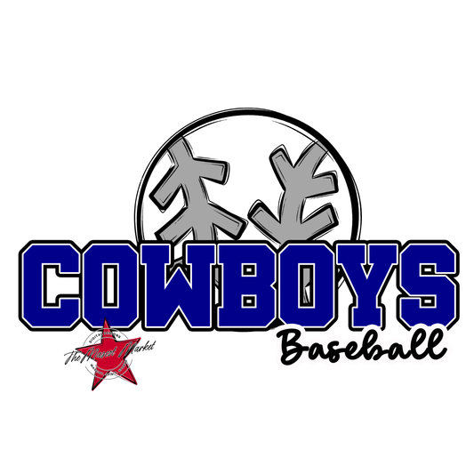 Cowboys Varsity Baseball-Blue