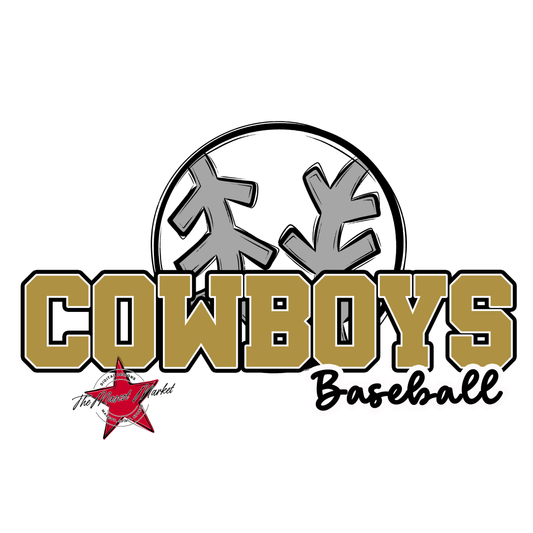 Cowboys Varsity Baseball-Gold