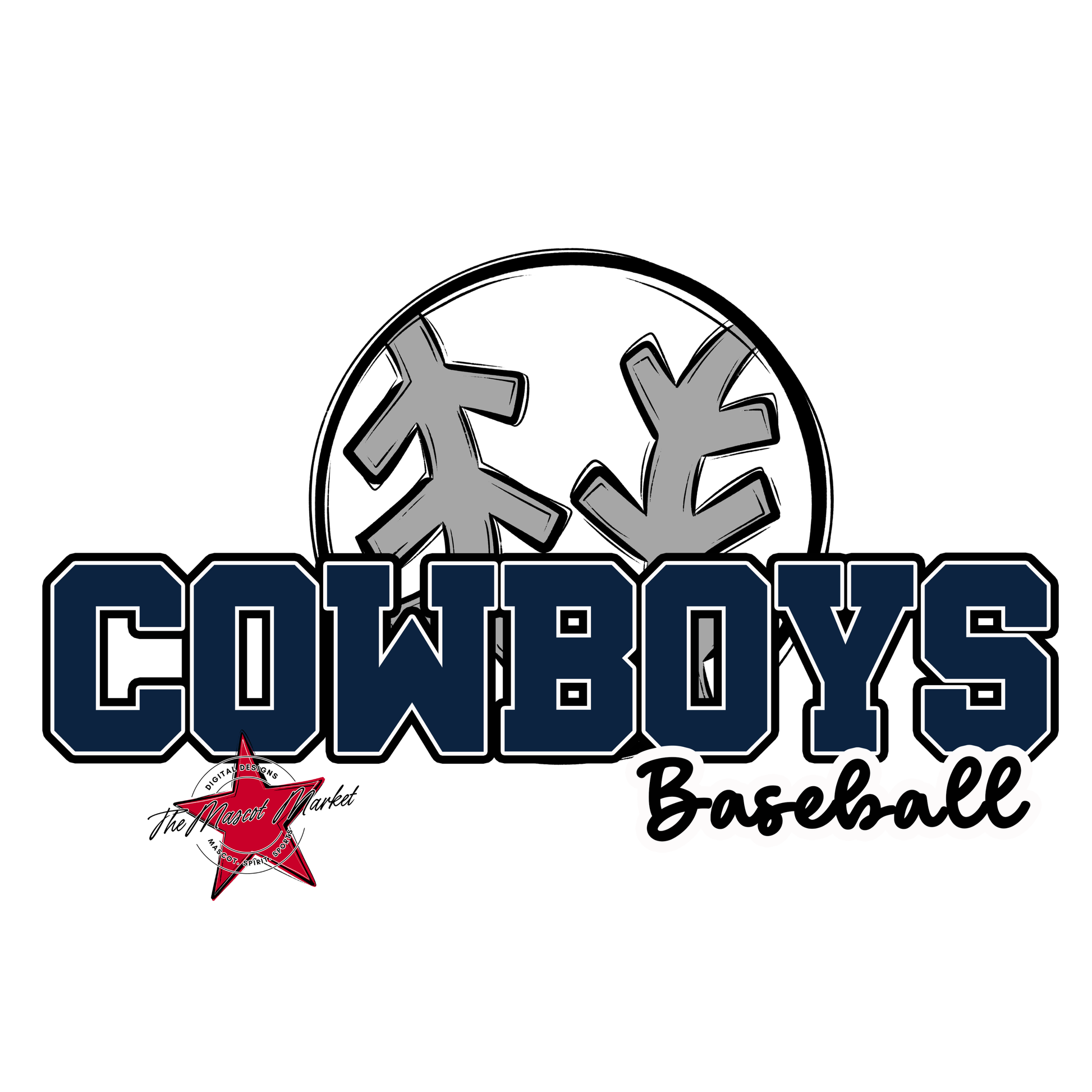 Cowboys Varsity Baseball-Navy