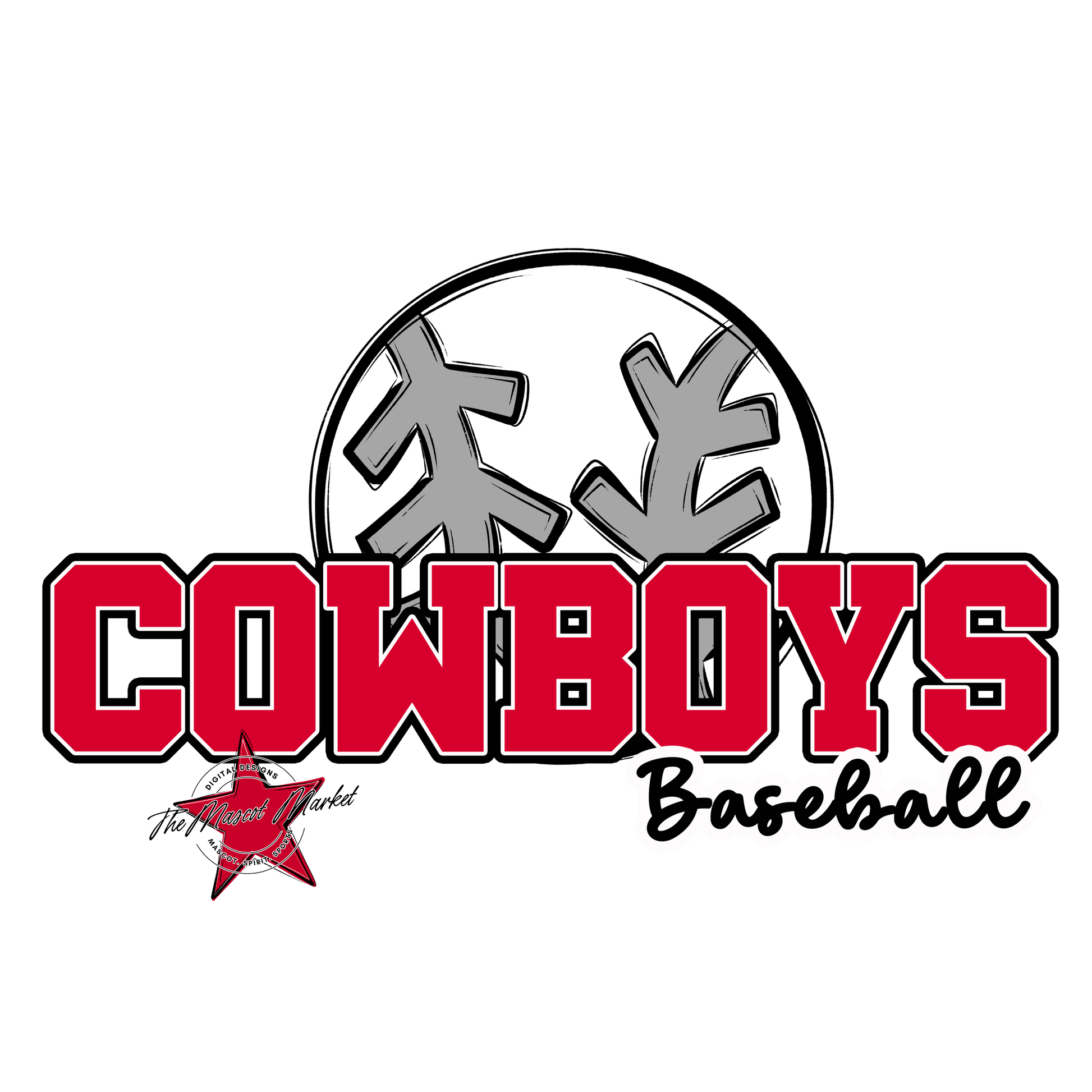Cowboys Varsity Baseball-Red