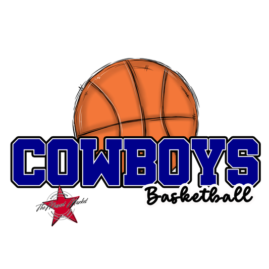 Cowboys Varsity Basketball-Blue