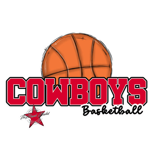 Cowboys Varsity Basketball-Red