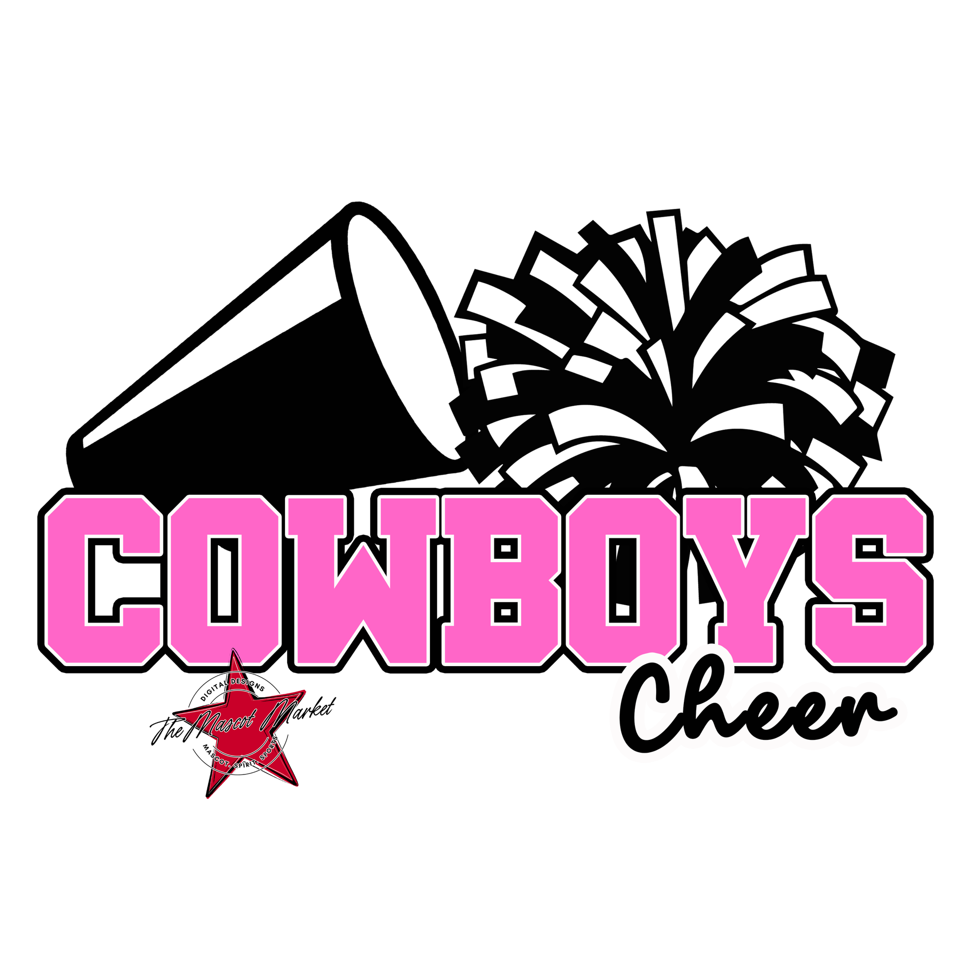 Cowboys Varsity Cheer-Baby Pink