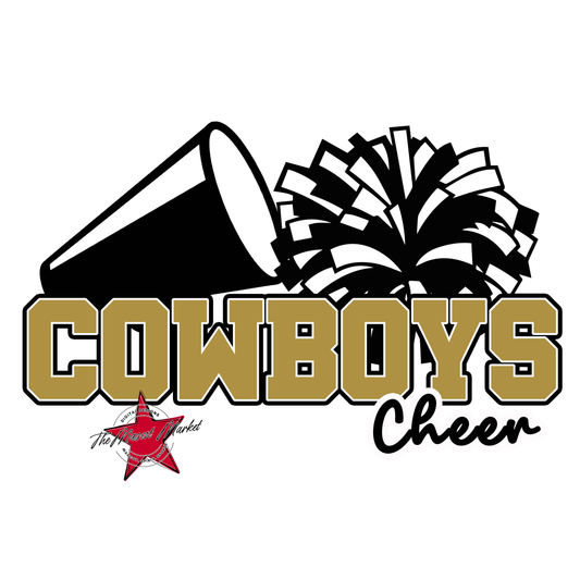 Cowboys Varsity Cheer-Gold
