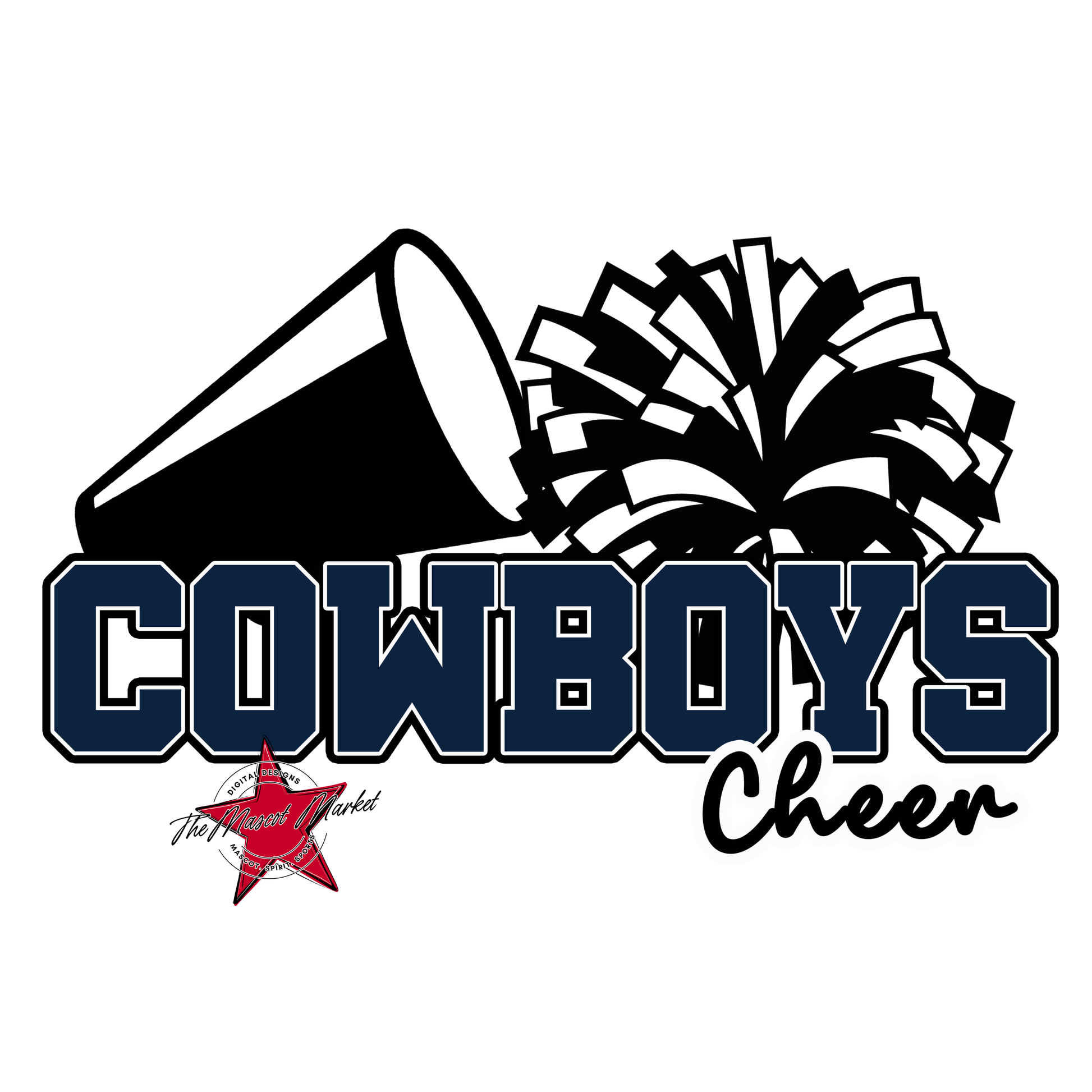 Cowboys Varsity Cheer-Navy