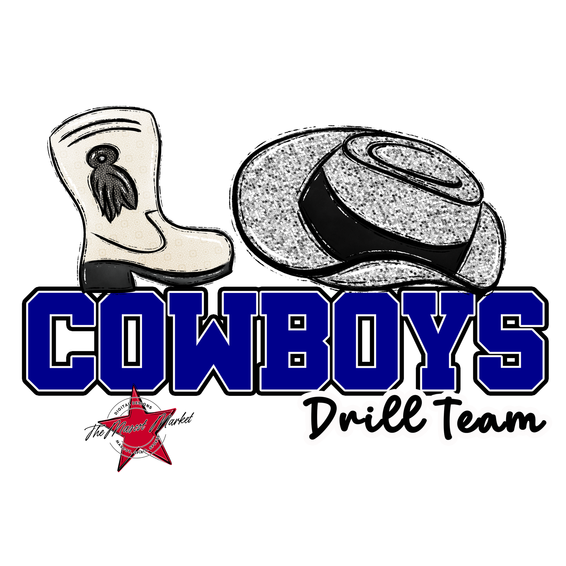 Cowboys Varsity Drillteam-Blue