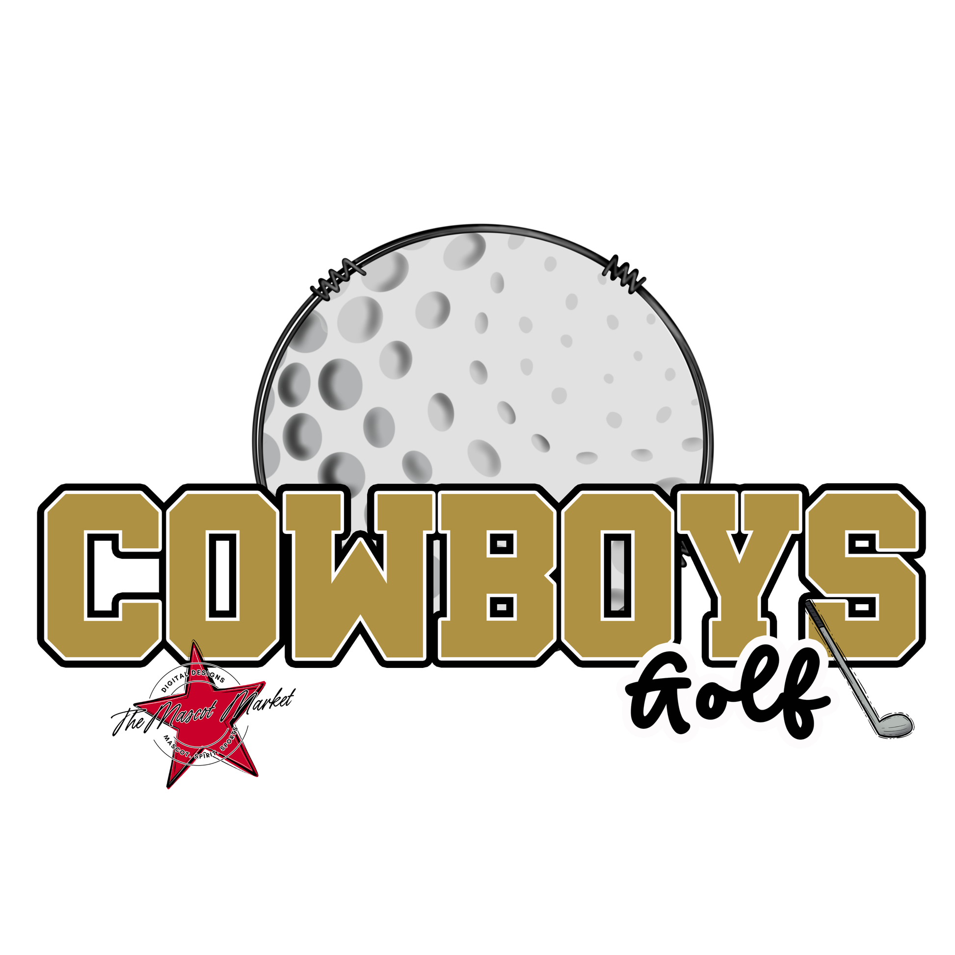 Cowboys Varsity Golf-Gold