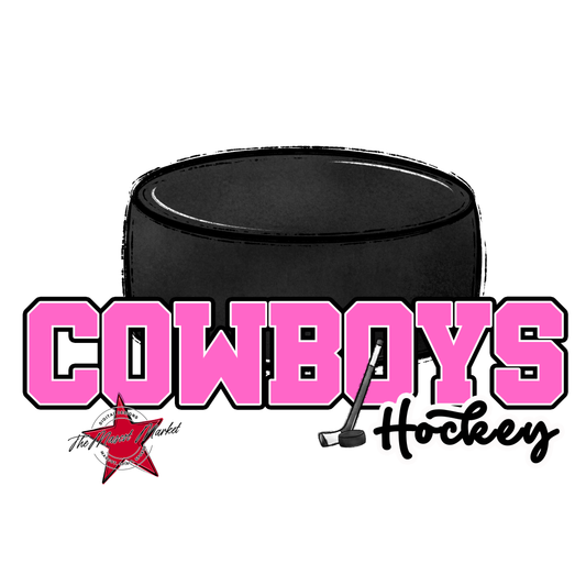 Cowboys Varsity Hockey-Baby Pink