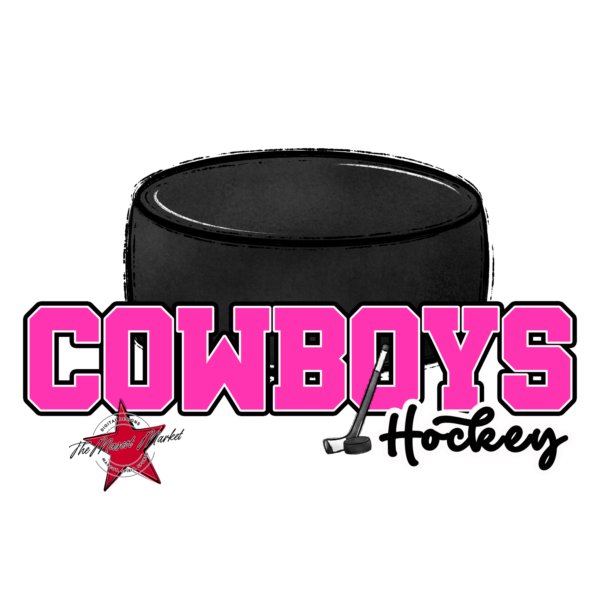 Cowboys Varsity Hockey-Pink