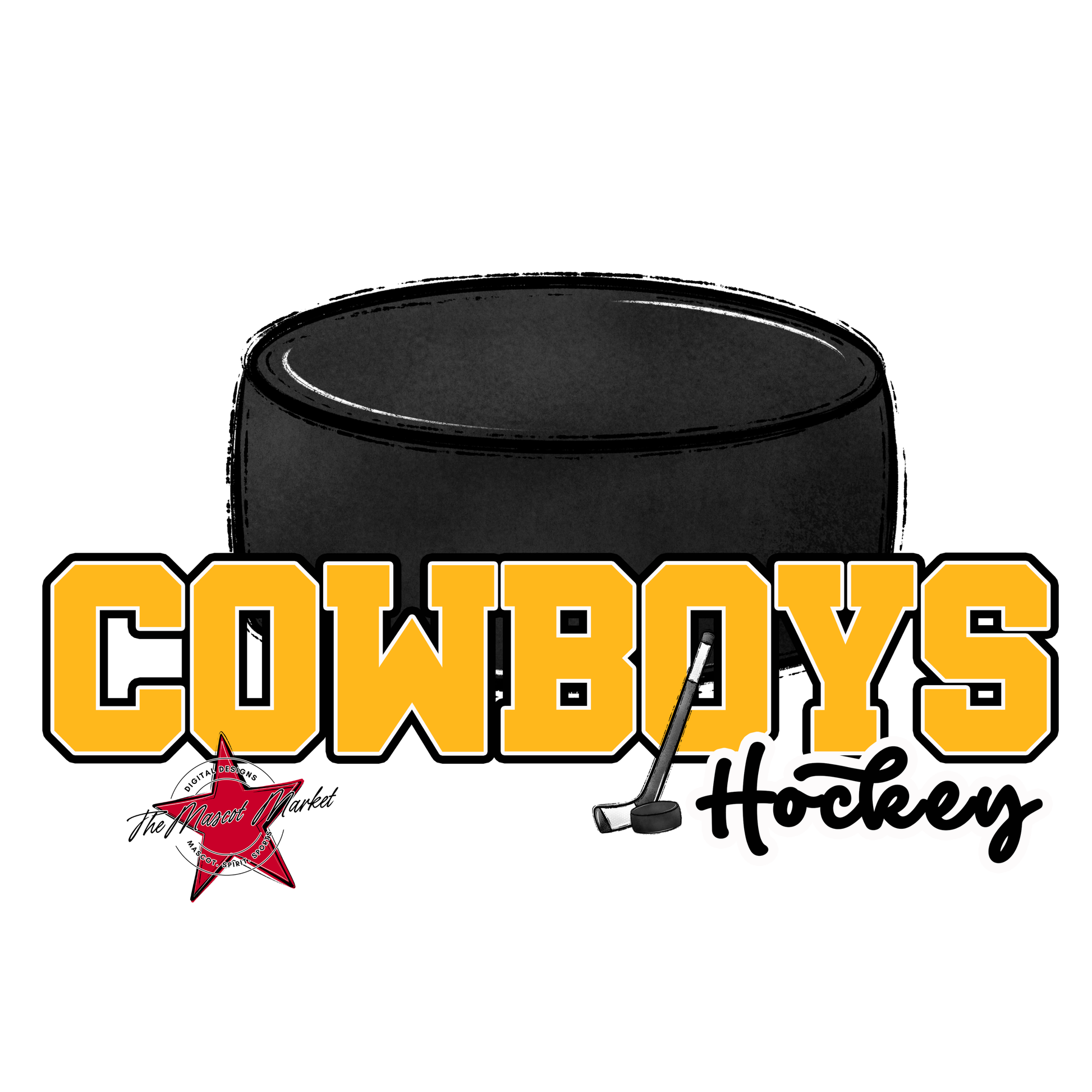 Cowboys Varsity Hockey-Yellow