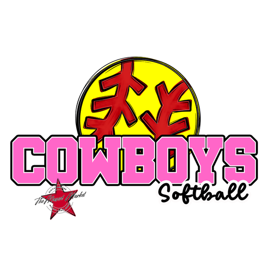 Cowboys Varsity Softball-Baby Pink