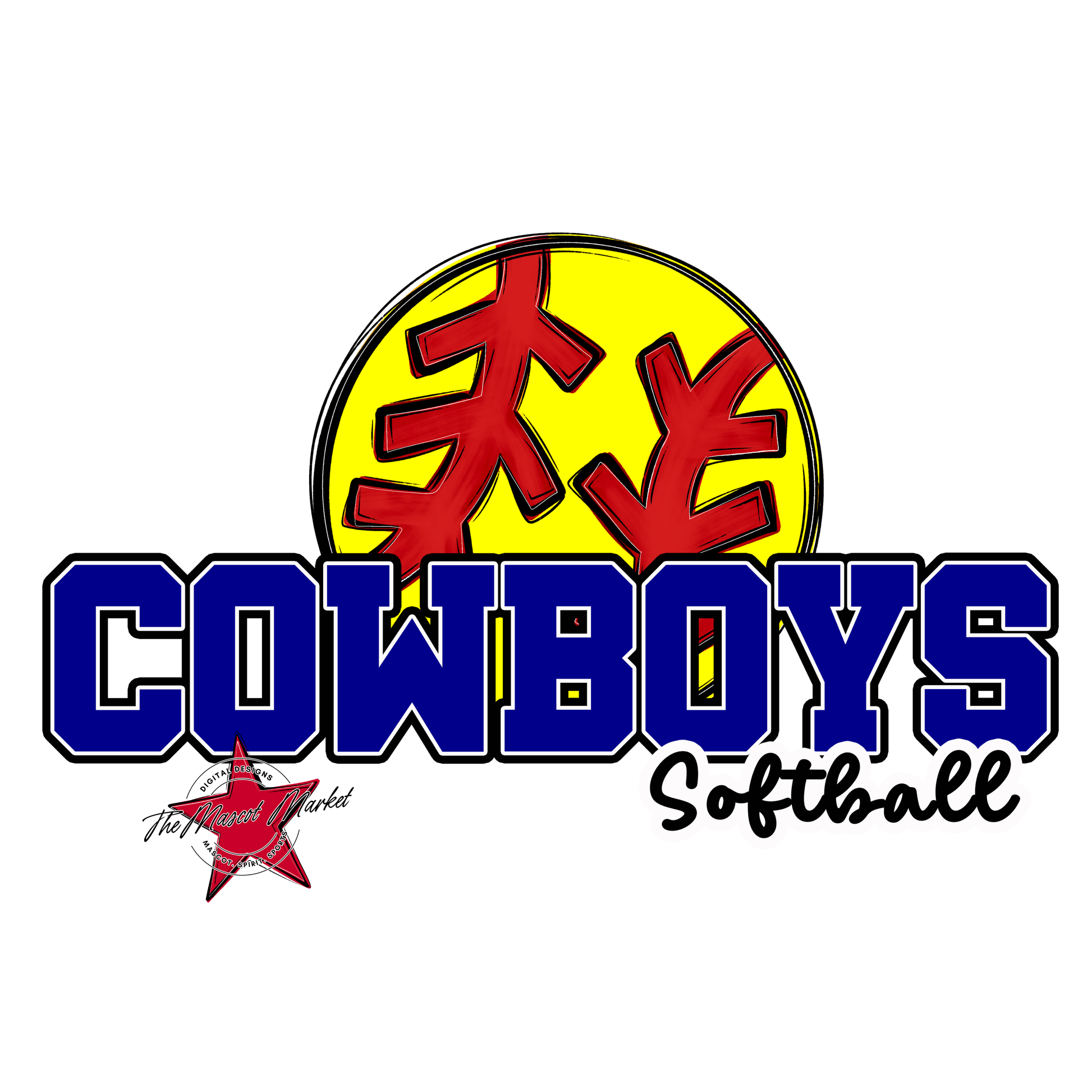 Cowboys Varsity Softball-Blue
