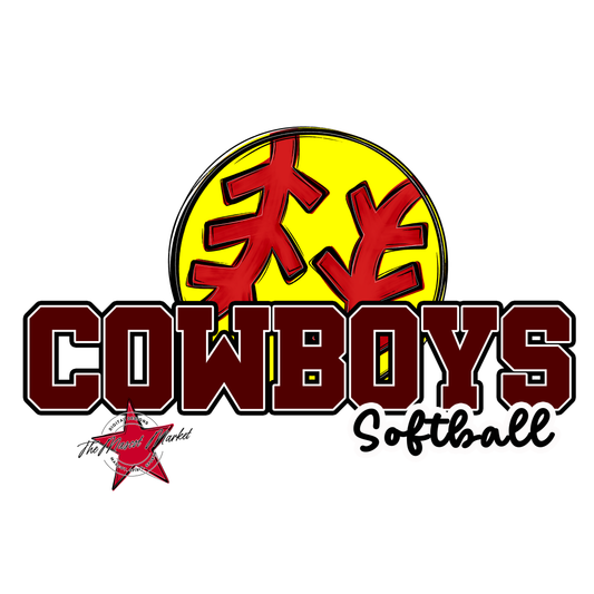 Cowboys Varsity Softball-Maroon