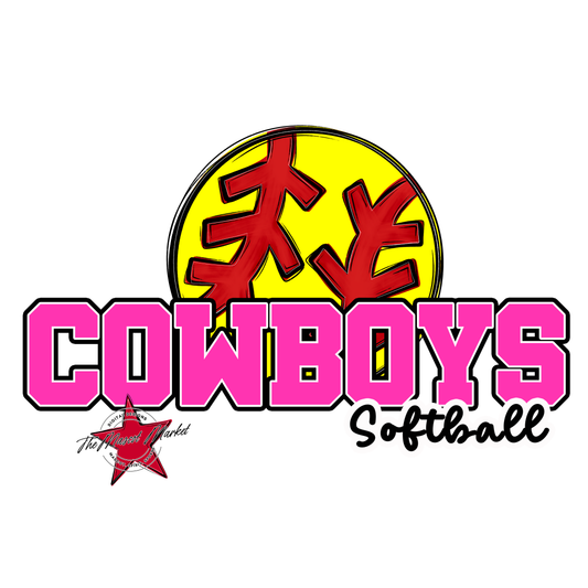Cowboys Varsity Softball-Pink
