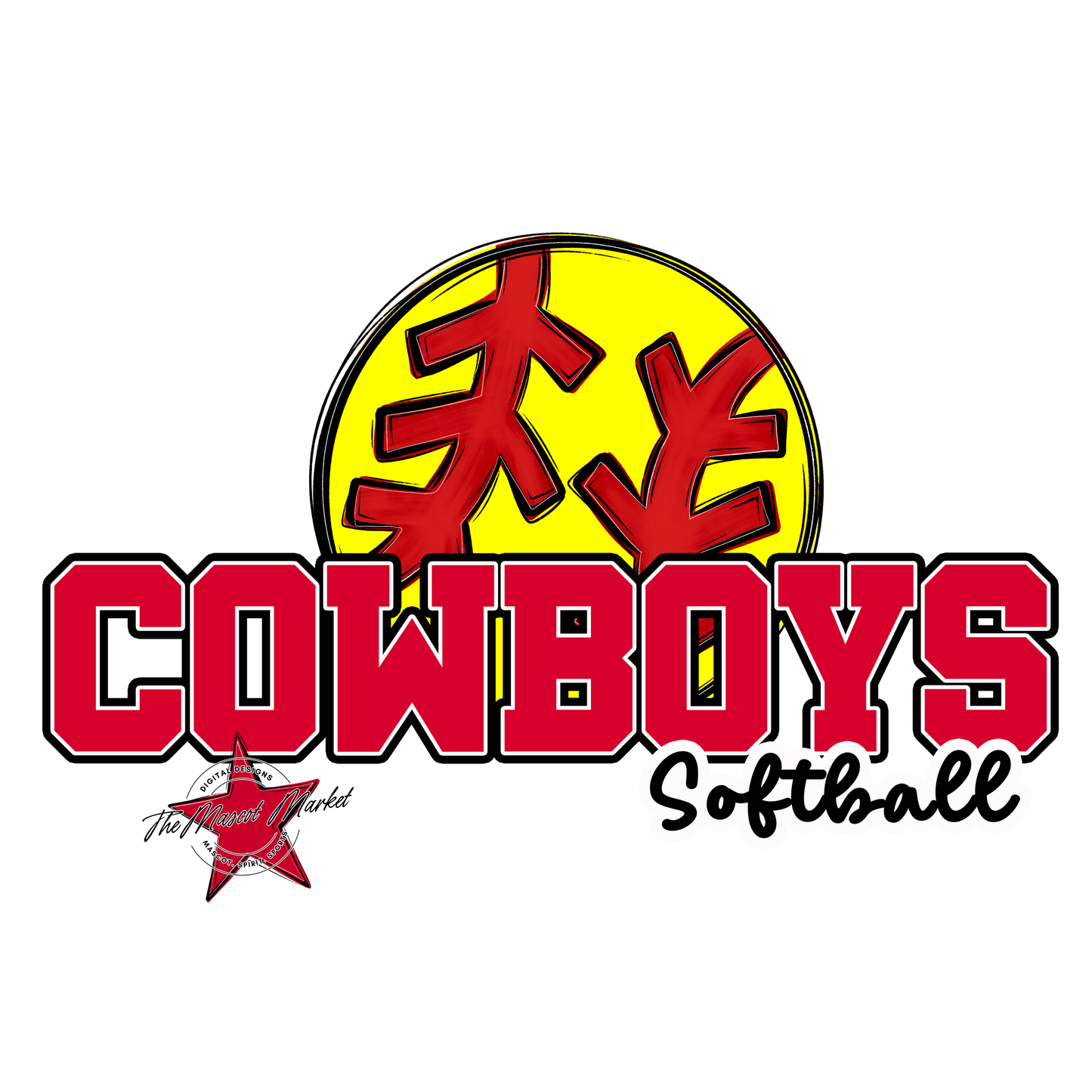 Cowboys Varsity Softball-Red