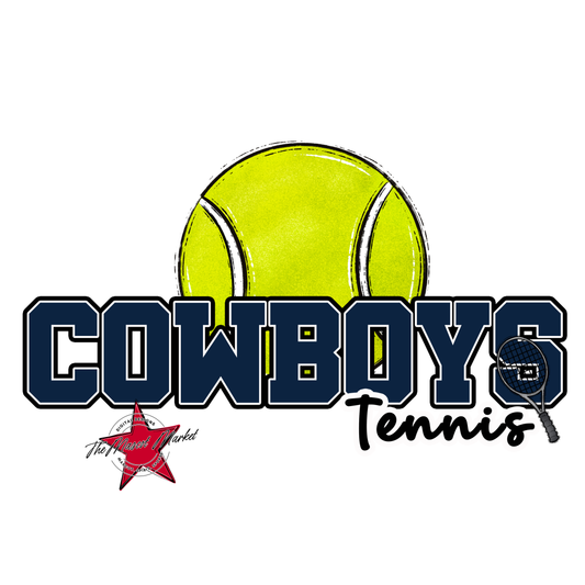 Cowboys Varsity Tennis-Navy
