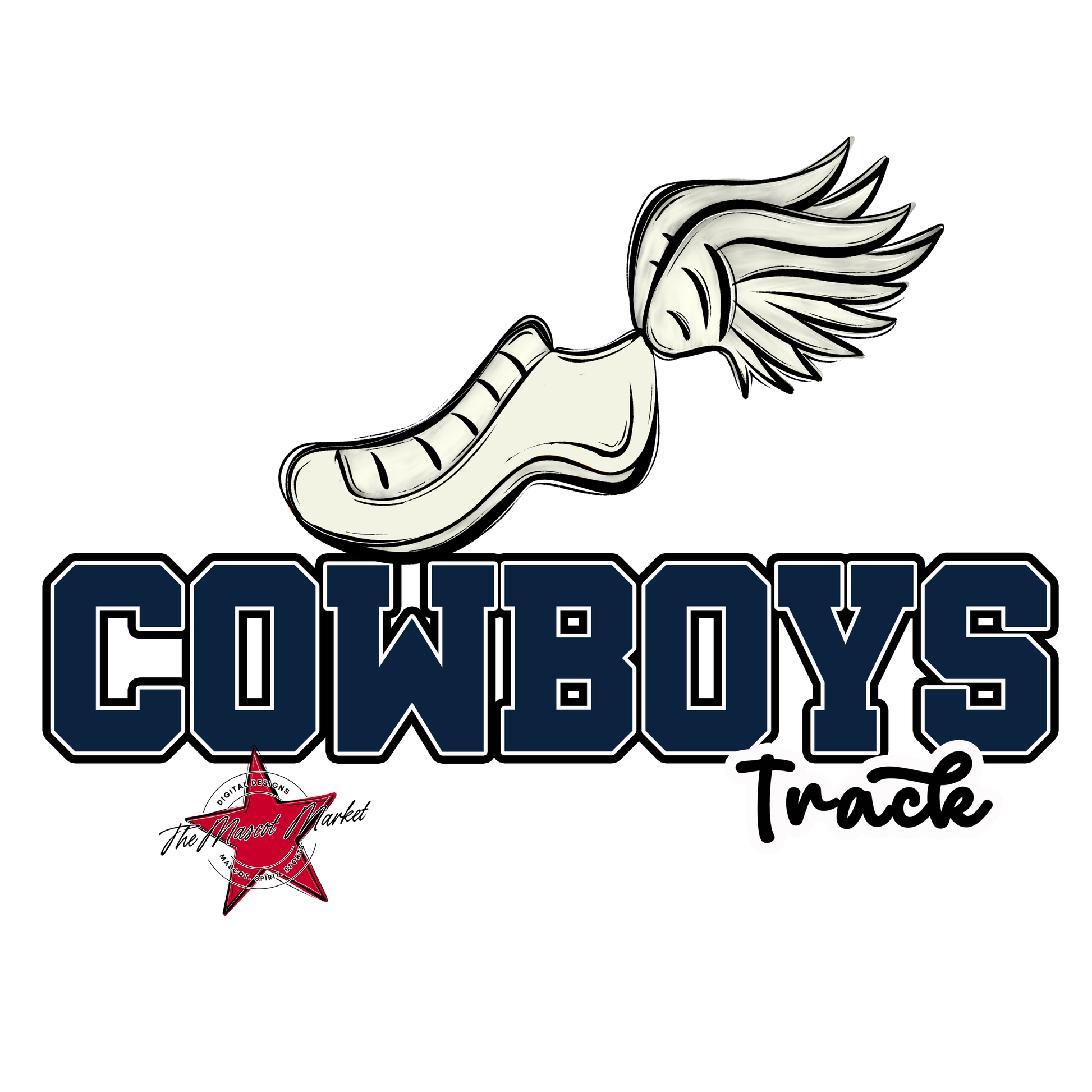 Cowboys Varsity Track-Navy