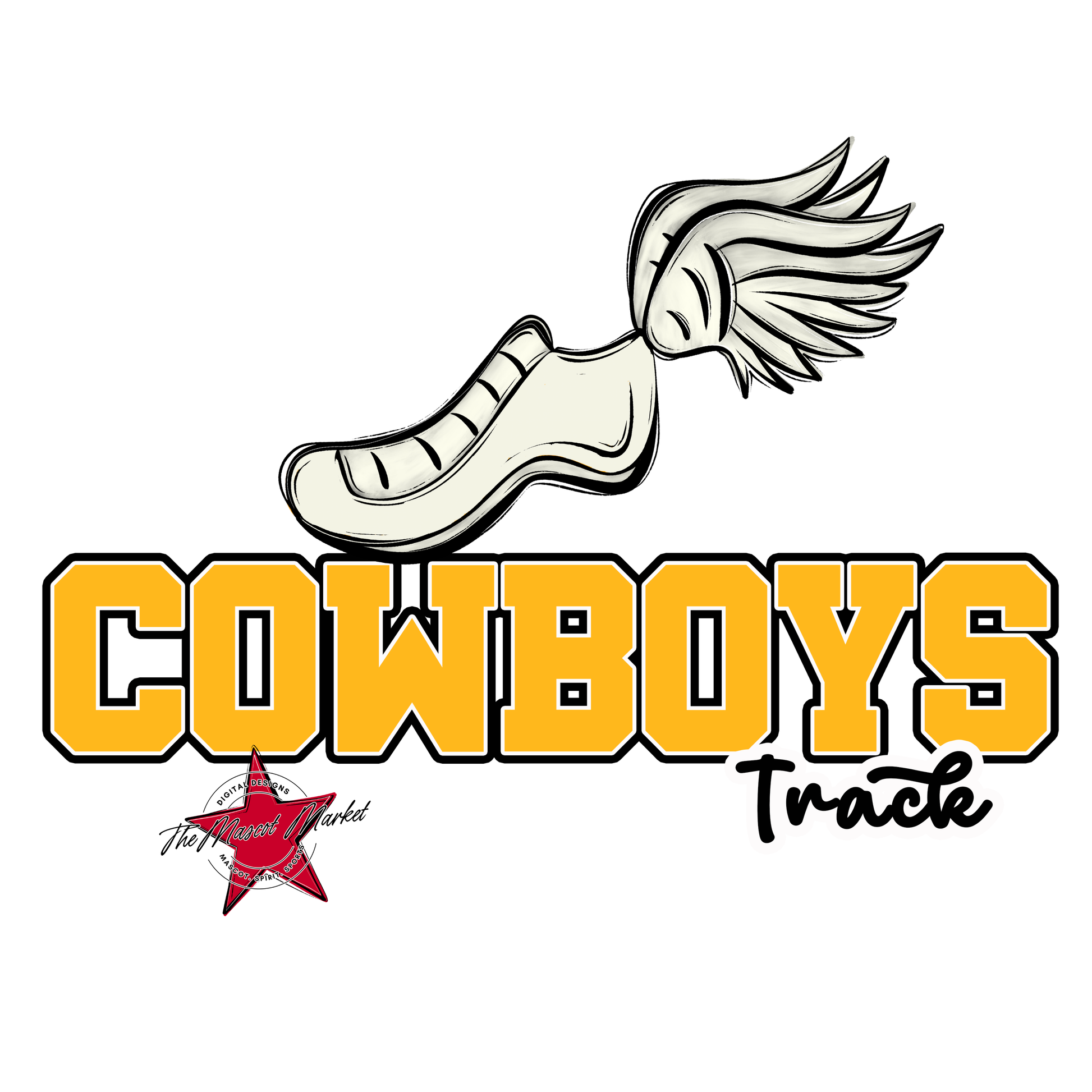 Cowboys Varsity Track-Yellow