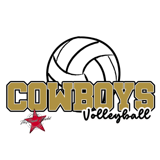 Cowboys Varsity Volleyball-Gold