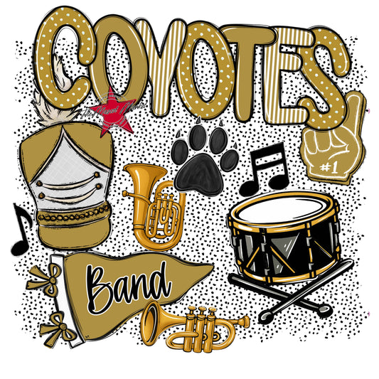 Coyotes Band Spirit-Gold