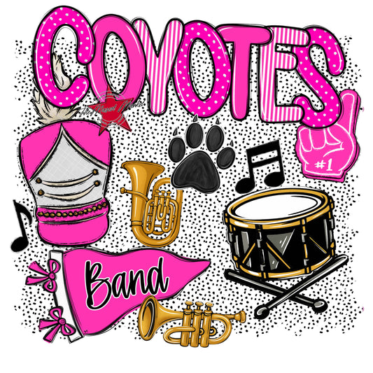 Coyotes Band Spirit-Pink
