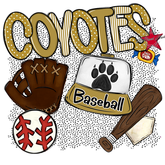 Coyotes Baseball Spirit-Gold
