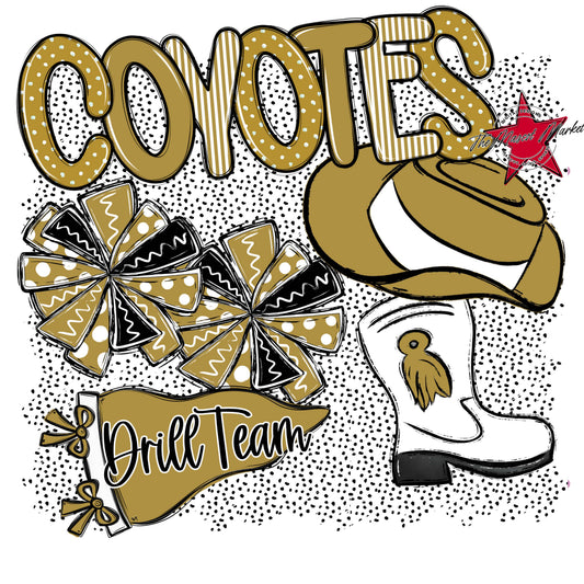 Coyotes Drillteam Spirit-Gold