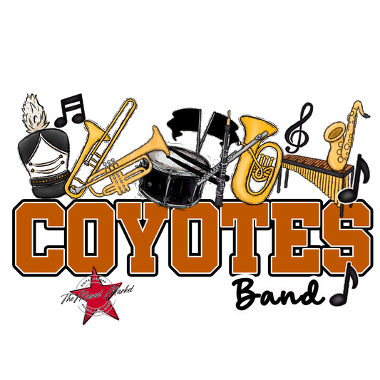 Coyotes Varsity Band-Burnt Orange